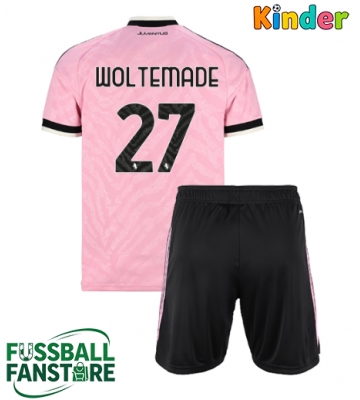 Juventus Nick Woltemade #27 Replik Auswärtstrikot Kinder 2026-27 Kurzarm (+ Kurze Hosen)